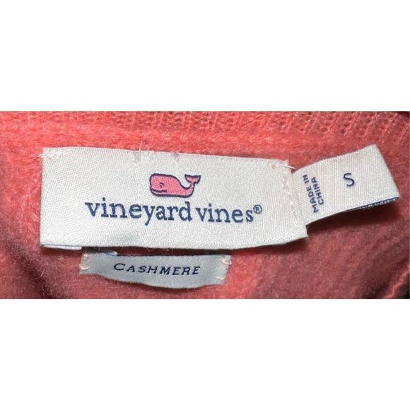 Women’s Vineyard Vines Cashmere Sweater SMALL - Picture 7 of 8